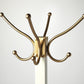 Logan Square White & Gold Coat Rack Tree By Homeroots | Coat Racks | Modishstore - 5