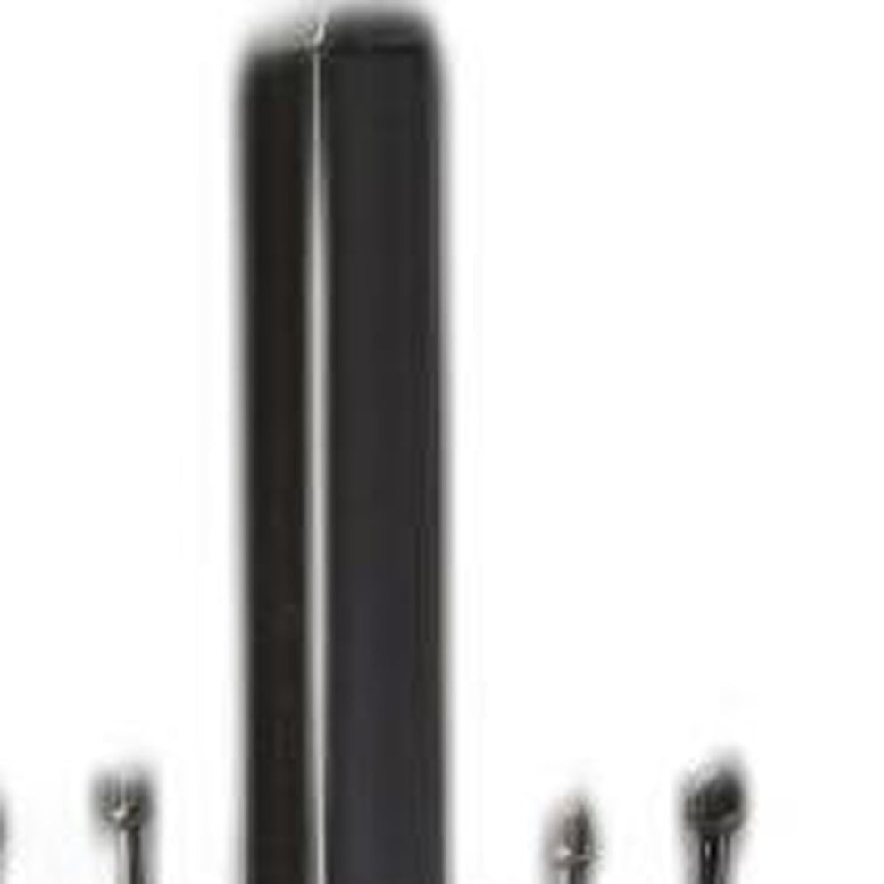 Black Solid Hardwood Coat Tree Rack By Homeroots | Coat Racks | Modishstore - 5