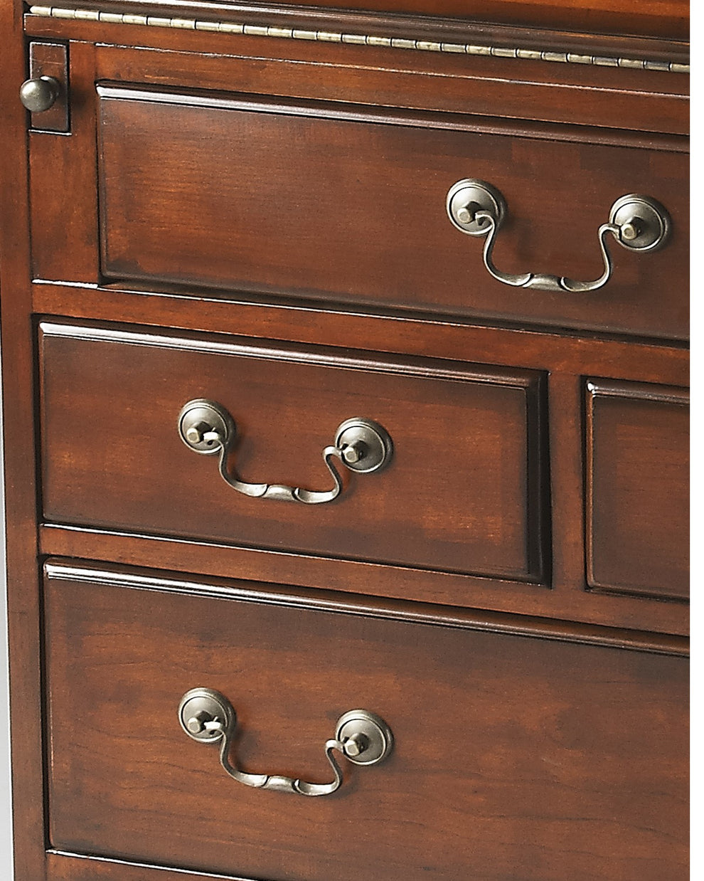 Deep Cherry Secretary By Homeroots | Drawers | Modishstore - 3