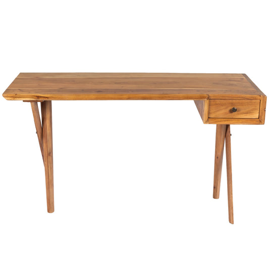 Natural Wooden Desk By Homeroots | Desks | Modishstore