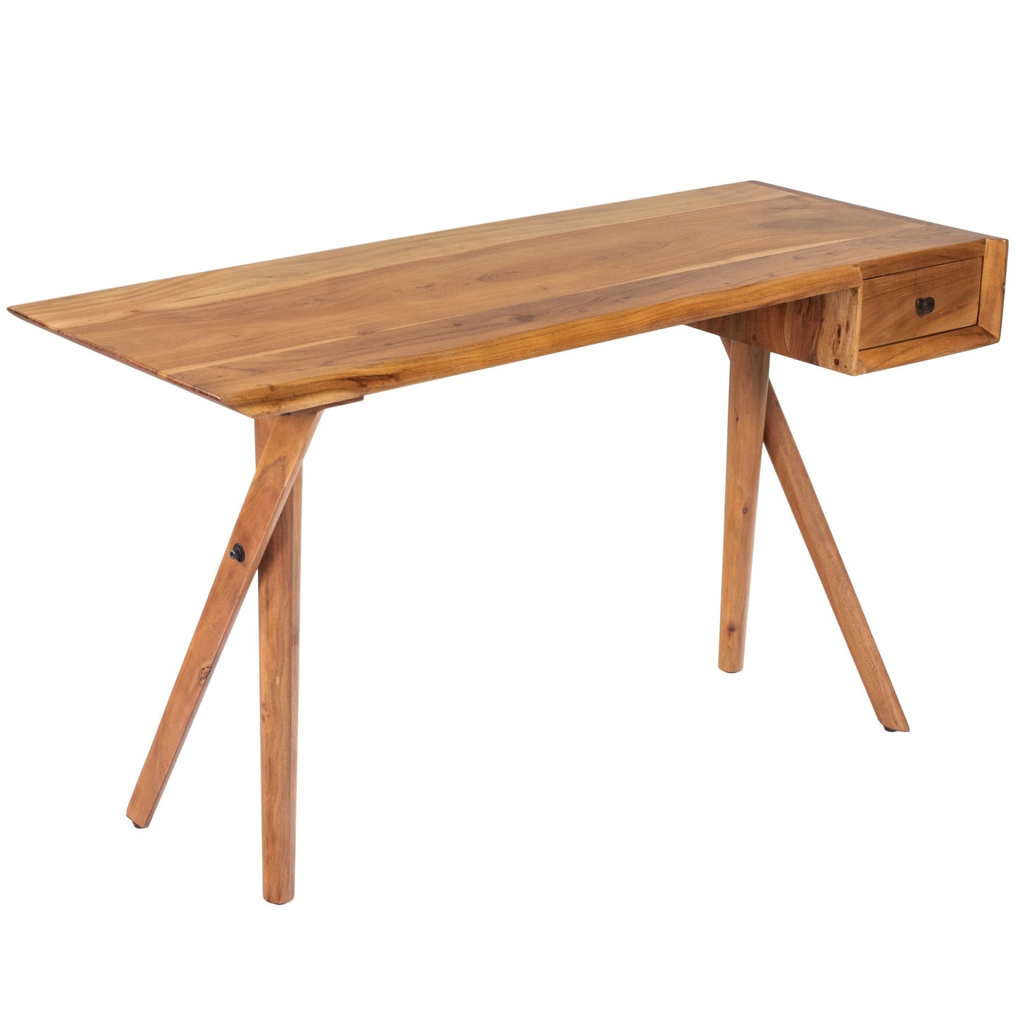 Natural Wooden Desk By Homeroots | Desks | Modishstore - 2