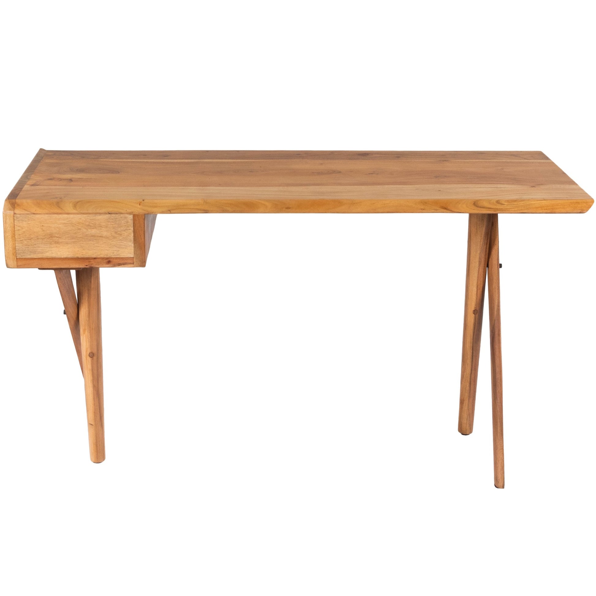 Natural Wooden Desk By Homeroots | Desks | Modishstore - 4