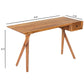 Natural Wooden Desk By Homeroots | Desks | Modishstore - 9