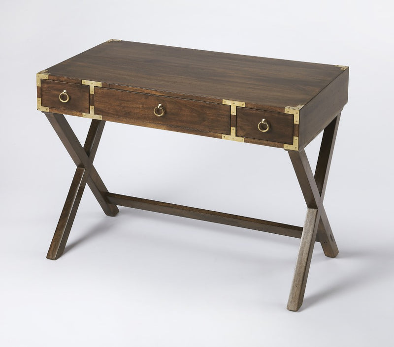Natural Mango Writing Desk By Homeroots | Desks | Modishstore - 6
