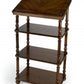 Vintage Oak Library Stand By Homeroots | Side Tables | Modishstore