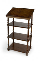 Vintage Oak Library Stand By Homeroots