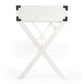 Modern White Campaign Style Desk By Homeroots | Desks | Modishstore - 5
