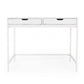Modern Glossy White Desk By Homeroots | Desks | Modishstore - 4