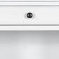 Cottage White Writing Desk By Homeroots | Desks | Modishstore - 8