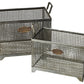 Set of 2 Iron Storage Baskets By Homeroots | Bins, Baskets & Buckets | Modishstore