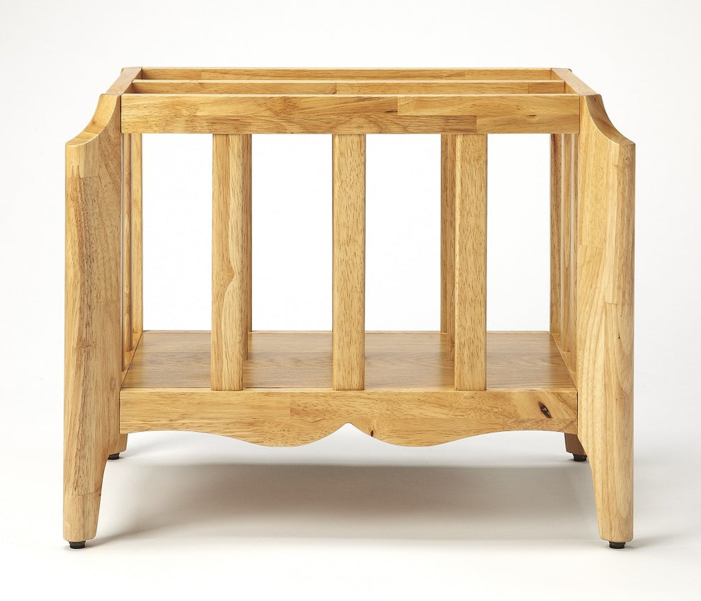Natural Mango Magazine Basket By Homeroots | Bins, Baskets & Buckets | Modishstore - 2