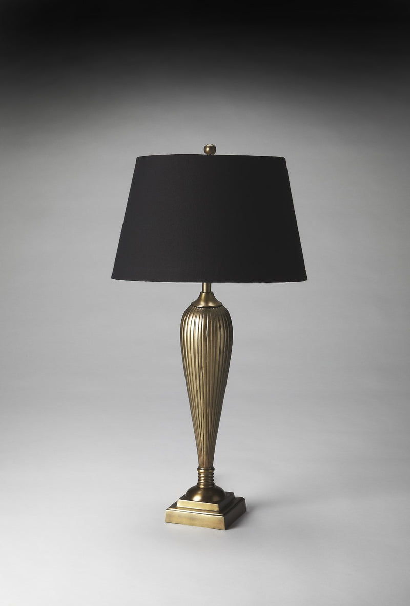 Antique Brass Table Lamp By Homeroots | Table Lamps | Modishstore