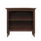 Newport Plantation Cherry Low Bookcase By Homeroots | Bookcases | Modishstore - 3