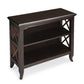 Newport Black & Cherry Low Bookcase By Homeroots | Bookcases | Modishstore - 3