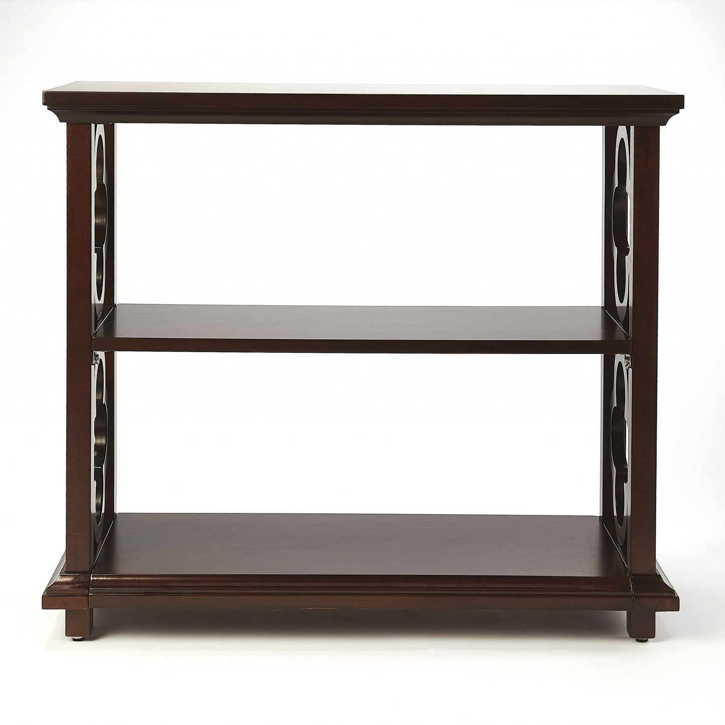 Paloma Plantation Cherry Bookcase By Homeroots | Bookcases | Modishstore - 2