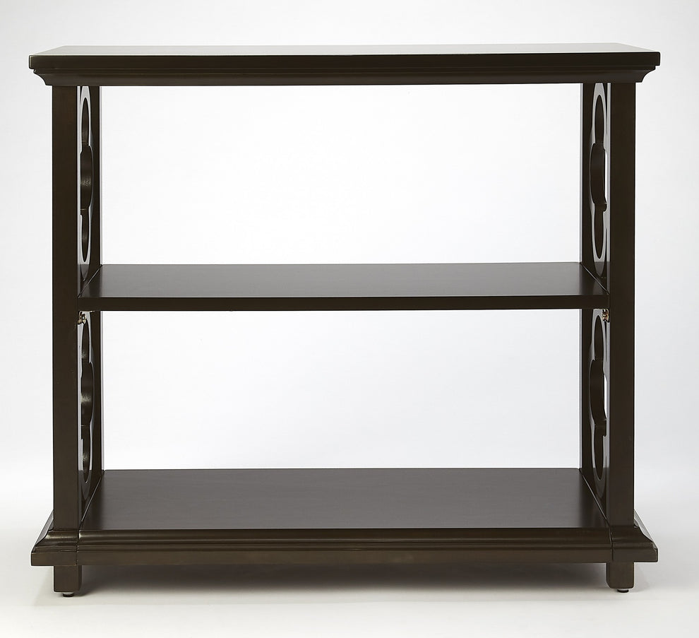 Paloma Chocolate Brown Bookcase By Homeroots | Bookcases | Modishstore - 3