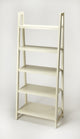 Stallings White Bookcase By Homeroots | Bookcases | Modishstore