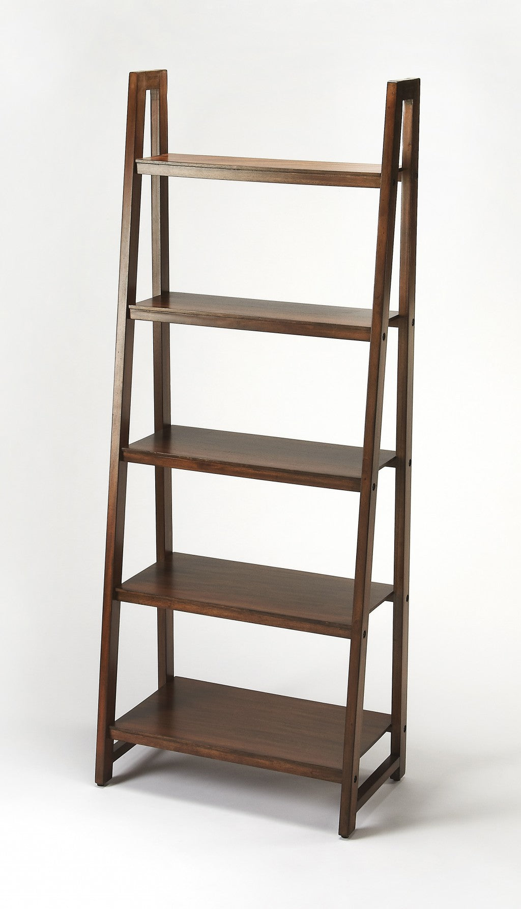 Stallings White Bookcase By Homeroots | Bookcases | Modishstore - 6