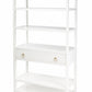 Lark White Bookshelf By Homeroots | Bookcases | Modishstore