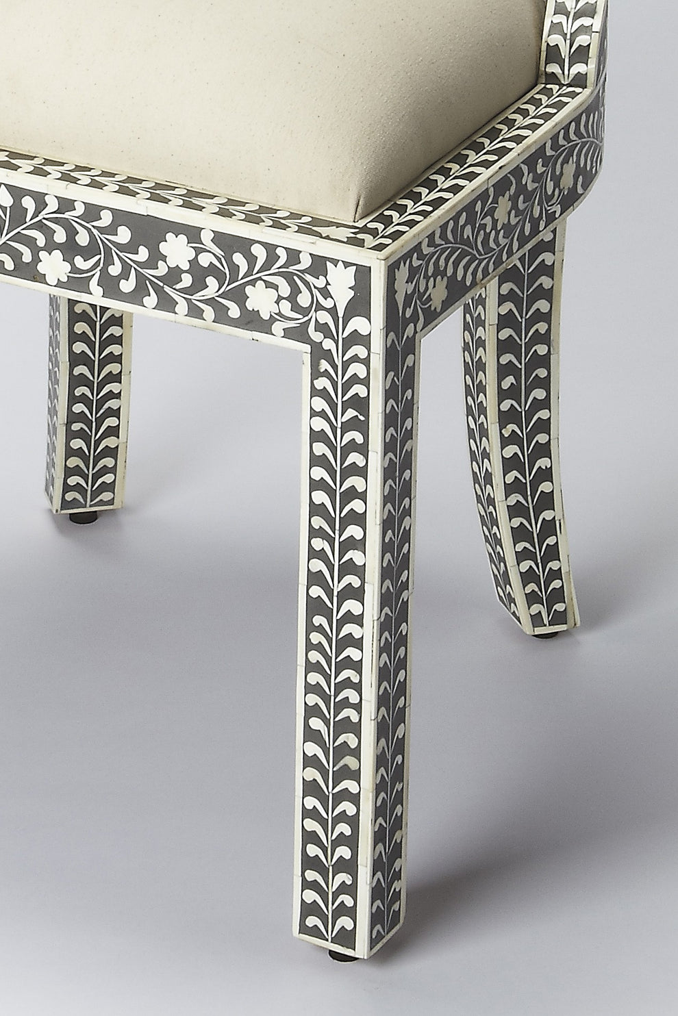 Black Bone Inlay Accent Chair By Homeroots | Accent Chairs | Modishstore - 3