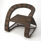 Contemporary Dark Brown Rattan Chair By Homeroots | Accent Chairs | Modishstore