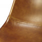 Medium Brown Leather Dining Chair By Homeroots | Dining Chairs | Modishstore - 2