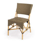 Indoor Outdoor Zig Zag Rattan Dining Chair By Homeroots | Dining Chairs | Modishstore