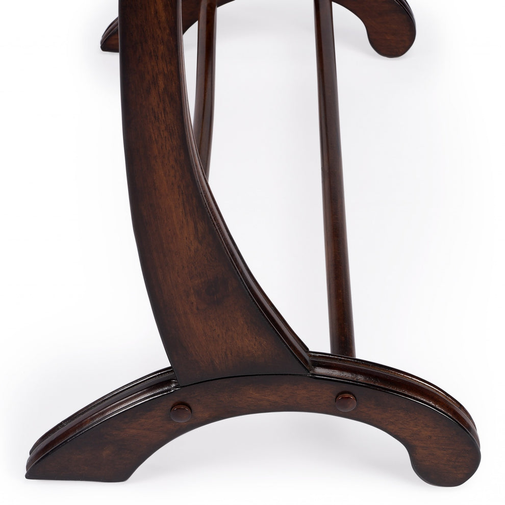 Deep Cherry Blanket Stand By Homeroots | Coat Racks | Modishstore - 4