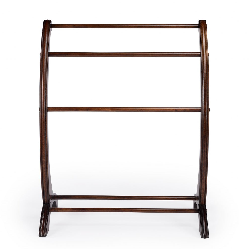 Deep Cherry Blanket Stand By Homeroots | Coat Racks | Modishstore