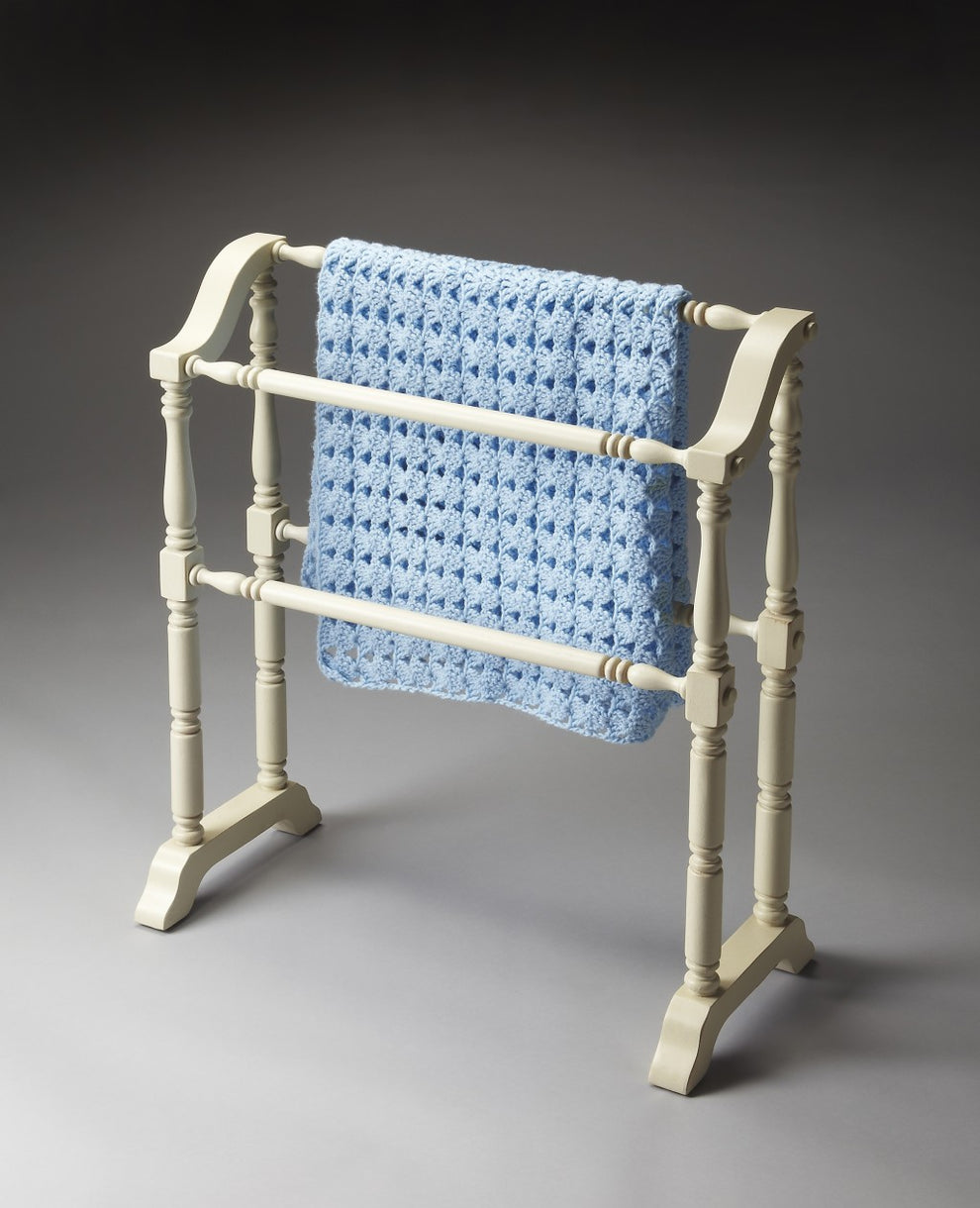 Vintage Deep Cherry Blanket Stand By Homeroots | Coat Racks | Modishstore - 6