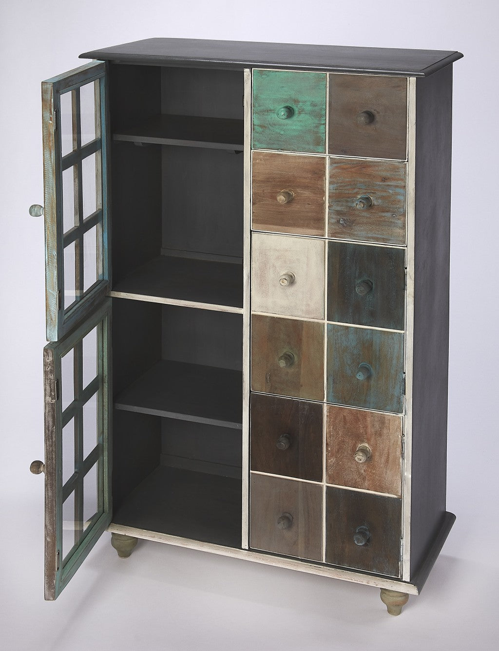 Boise Painted Accent Chest By Homeroots | Cabinets | Modishstore - 2