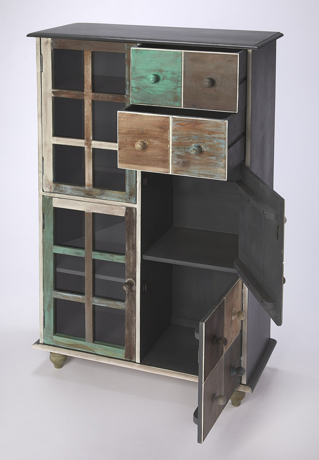 Boise Painted Accent Chest By Homeroots | Cabinets | Modishstore - 4