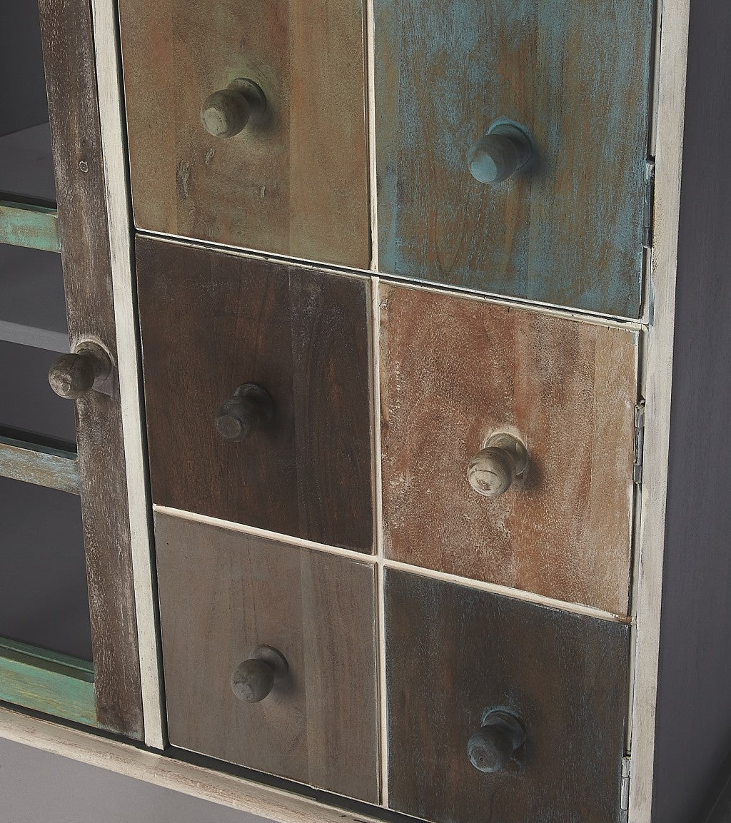 Boise Painted Accent Chest By Homeroots | Cabinets | Modishstore - 6