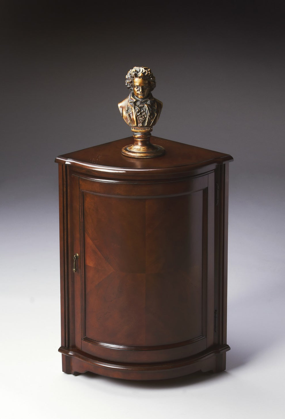 Durham Plantation Cherry Corner Cabinet By Homeroots - 389715 | Drawers | Modishstore - 3