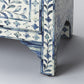 Vivienne Blue Bone Inlay Accent Chest By Homeroots | Drawers | Modishstore - 4