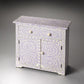 Vivienne Lavender Bone Inlay Console Chest By Homeroots | Cabinets | Modishstore - 4