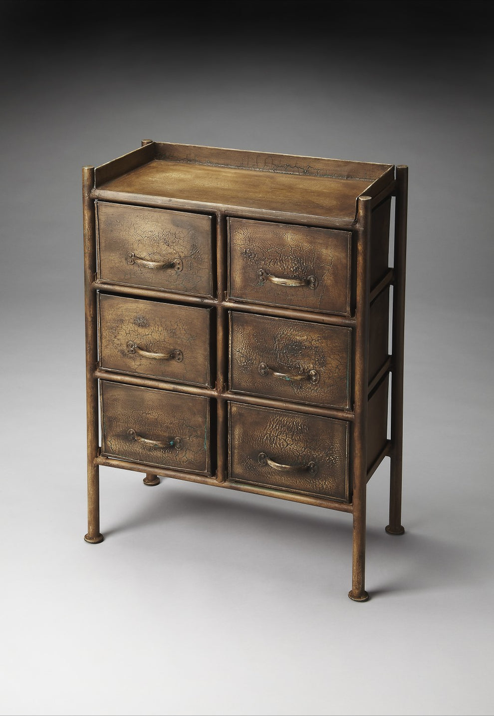Cameron Industrial Chic Drawer Chest By Homeroots | Drawers | Modishstore - 5
