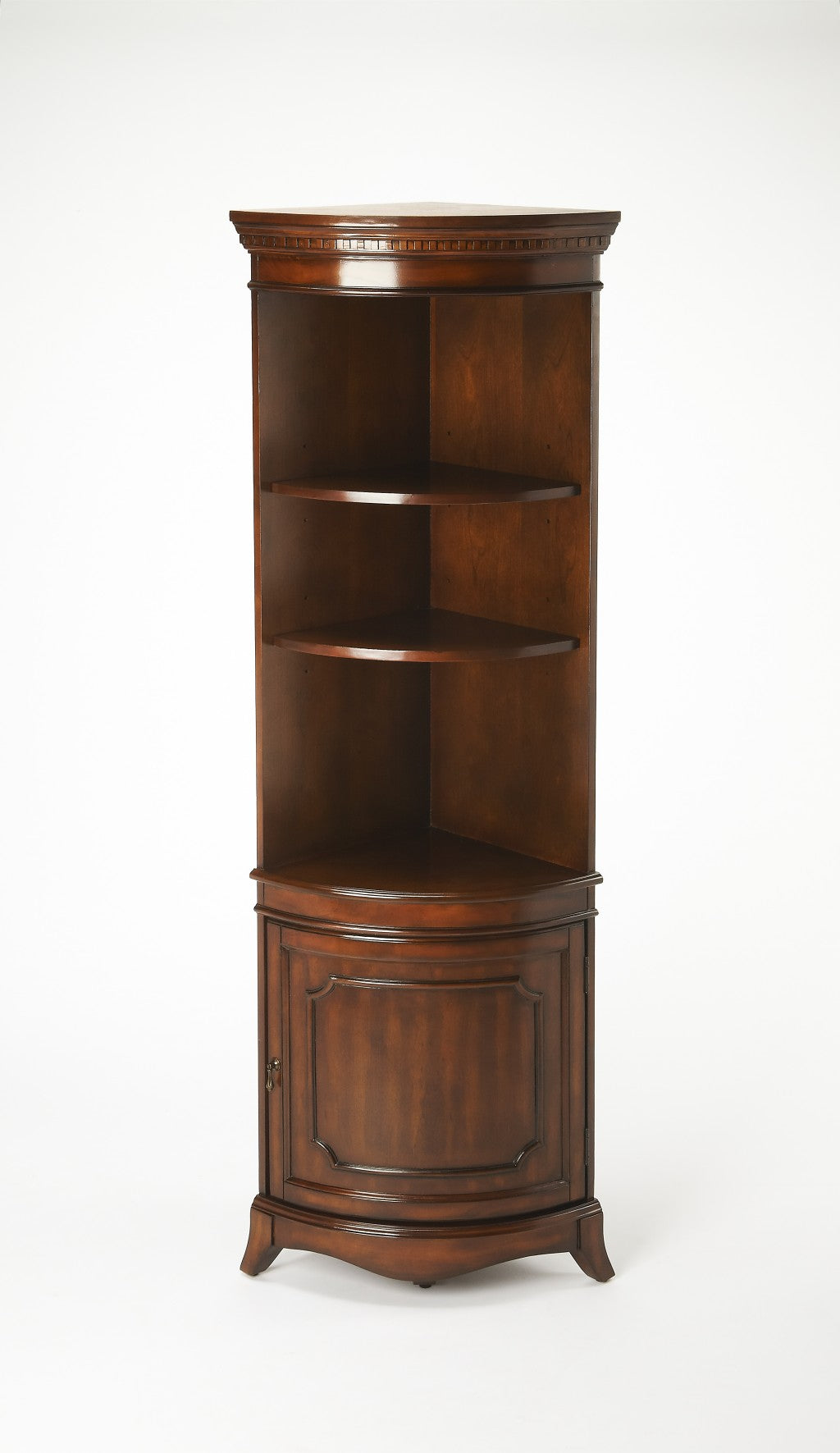 Traditional Cherry Corner Cabinet By Homeroots | Cabinets | Modishstore