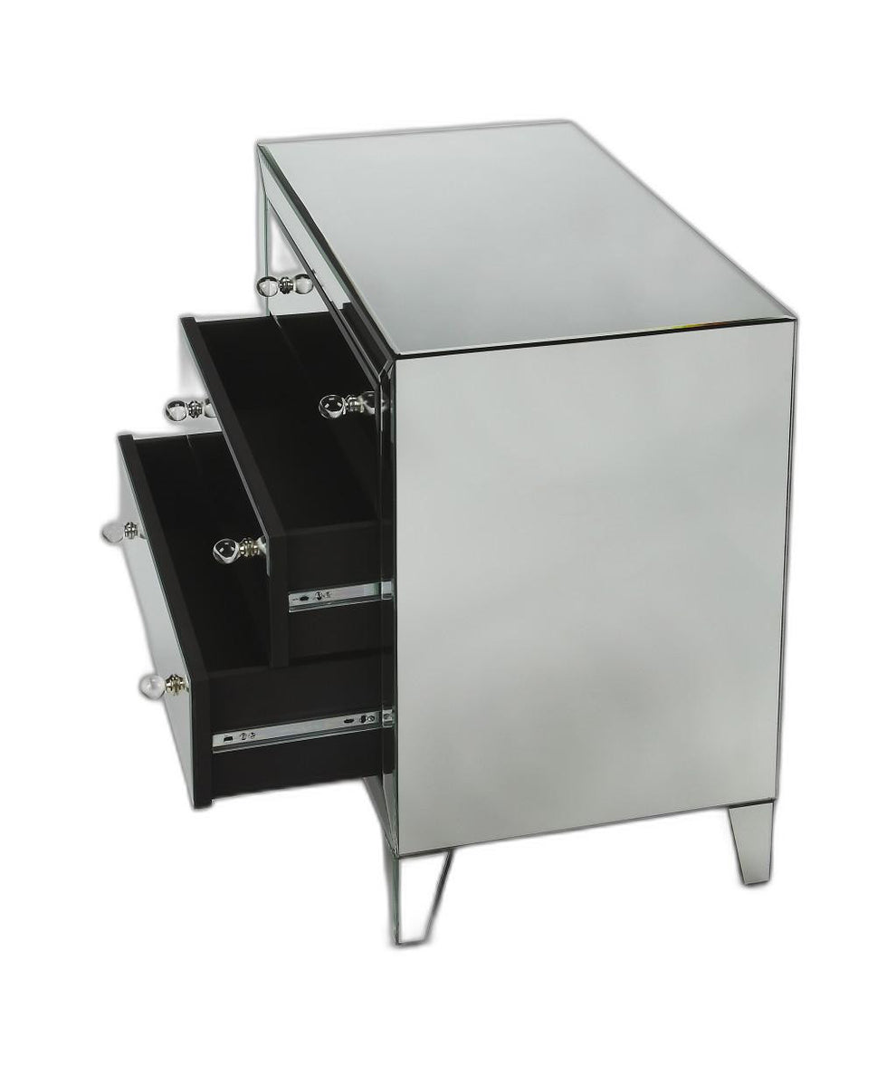 Emily Mirrored Drawer Chest By Homeroots | Cabinets | Modishstore - 2