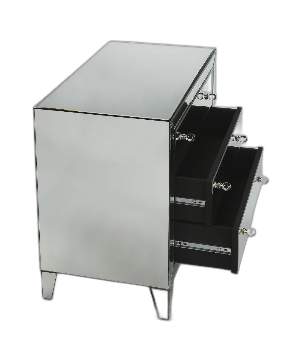 Emily Mirrored Drawer Chest By Homeroots | Cabinets | Modishstore - 3