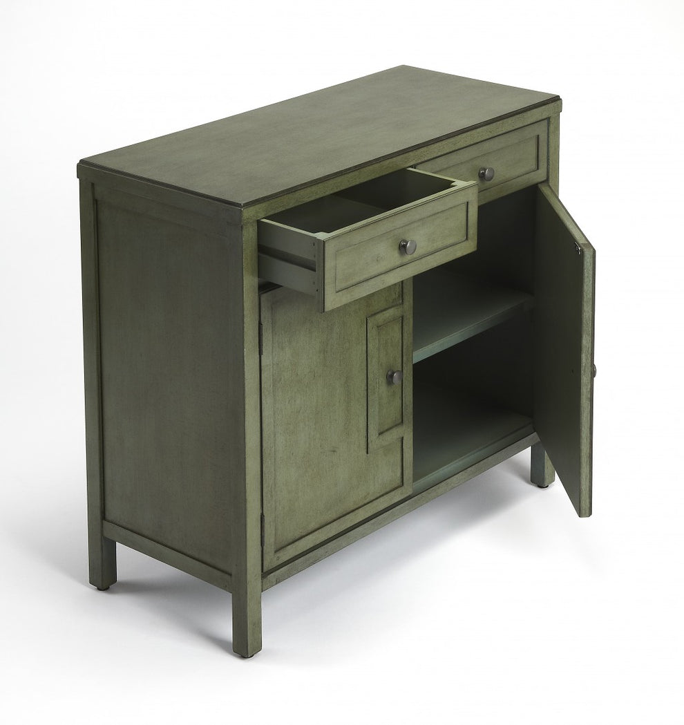 Imperial Green Console Cabinet By Homeroots | Cabinets | Modishstore - 3