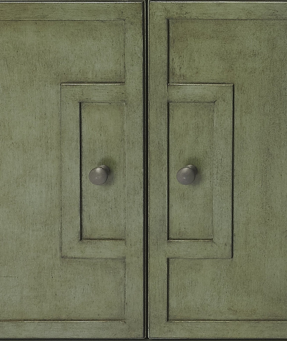 Imperial Green Console Cabinet By Homeroots | Cabinets | Modishstore - 5