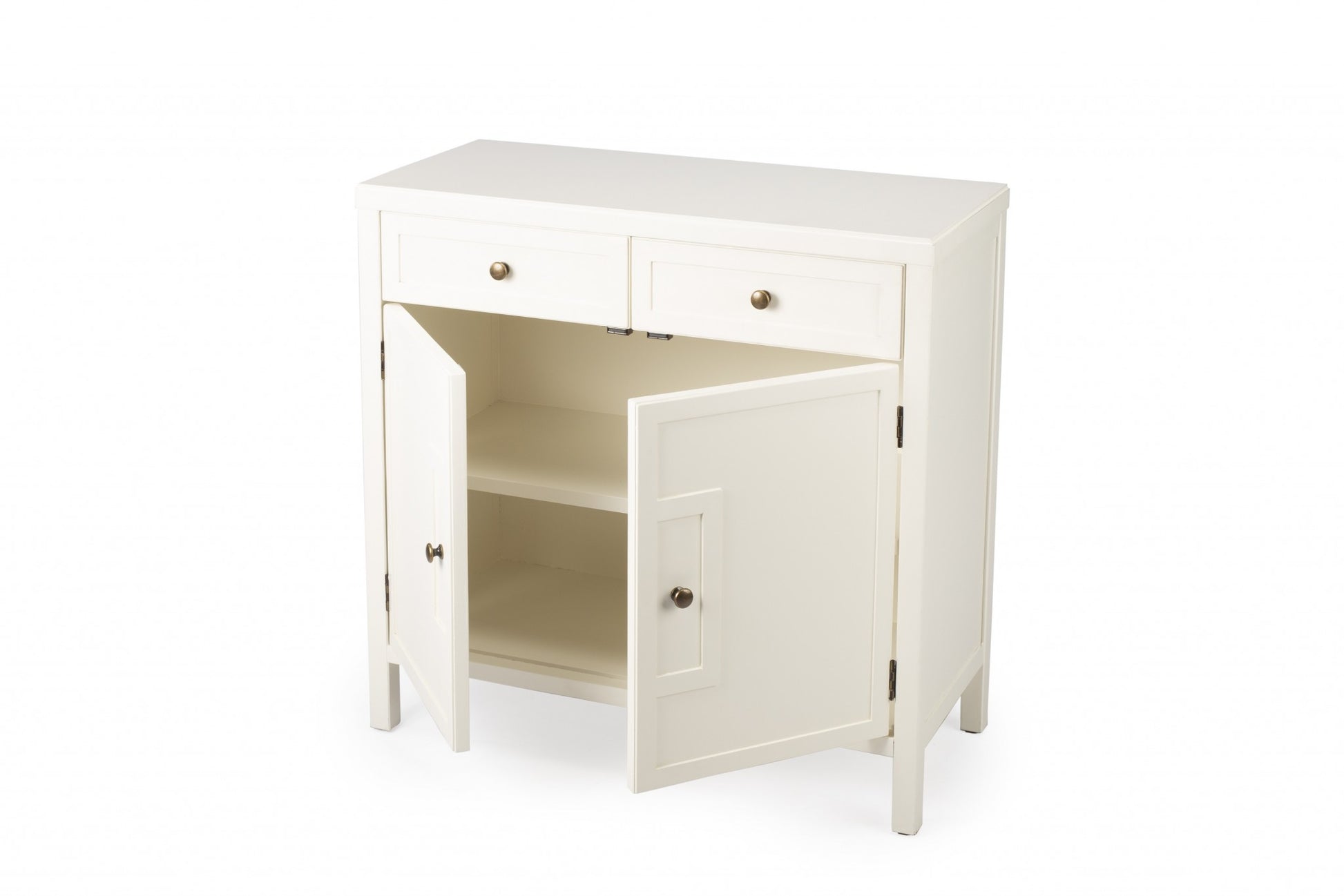 Imperial White Console Cabinet By Homeroots | Cabinets | Modishstore - 2