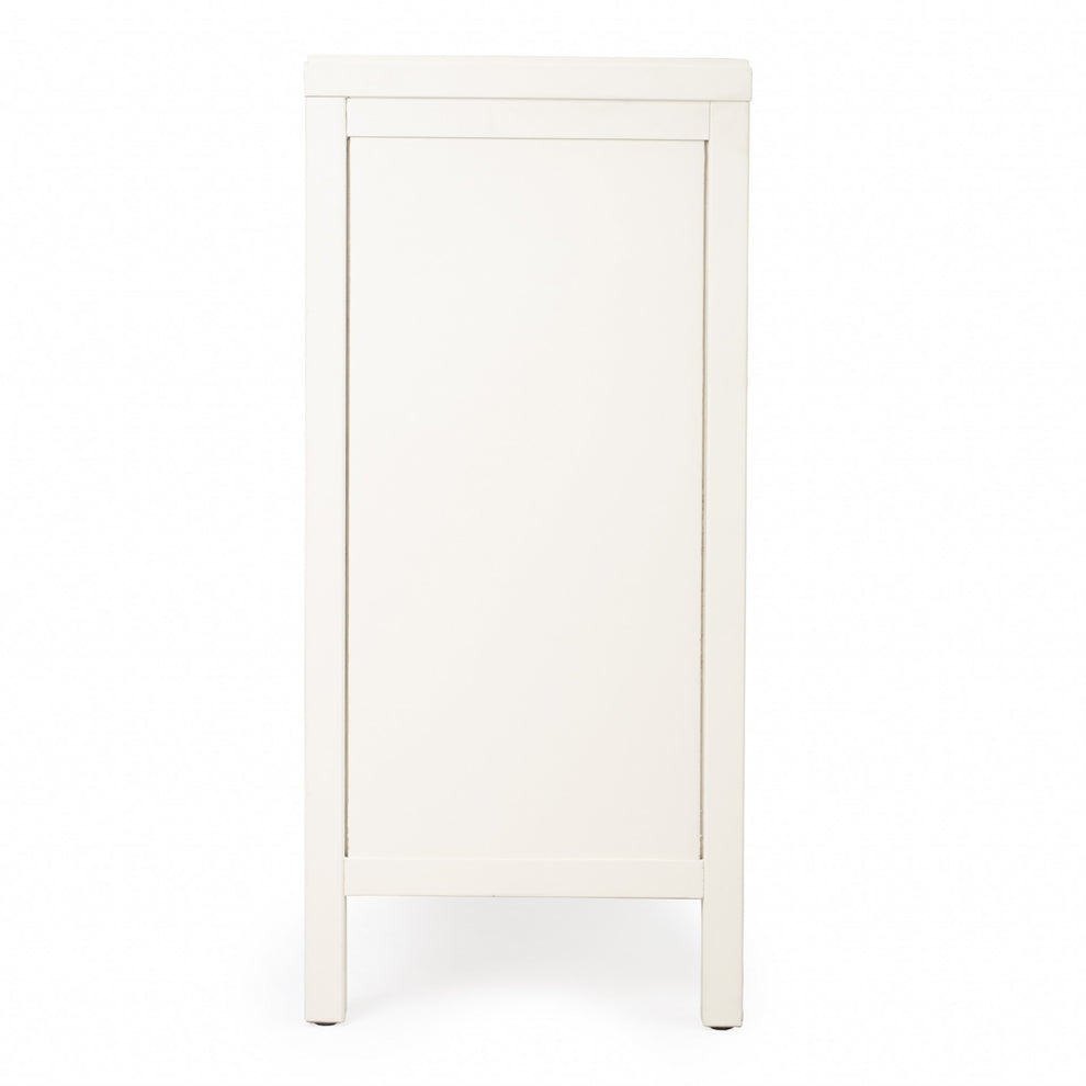 Imperial White Console Cabinet By Homeroots | Cabinets | Modishstore - 5