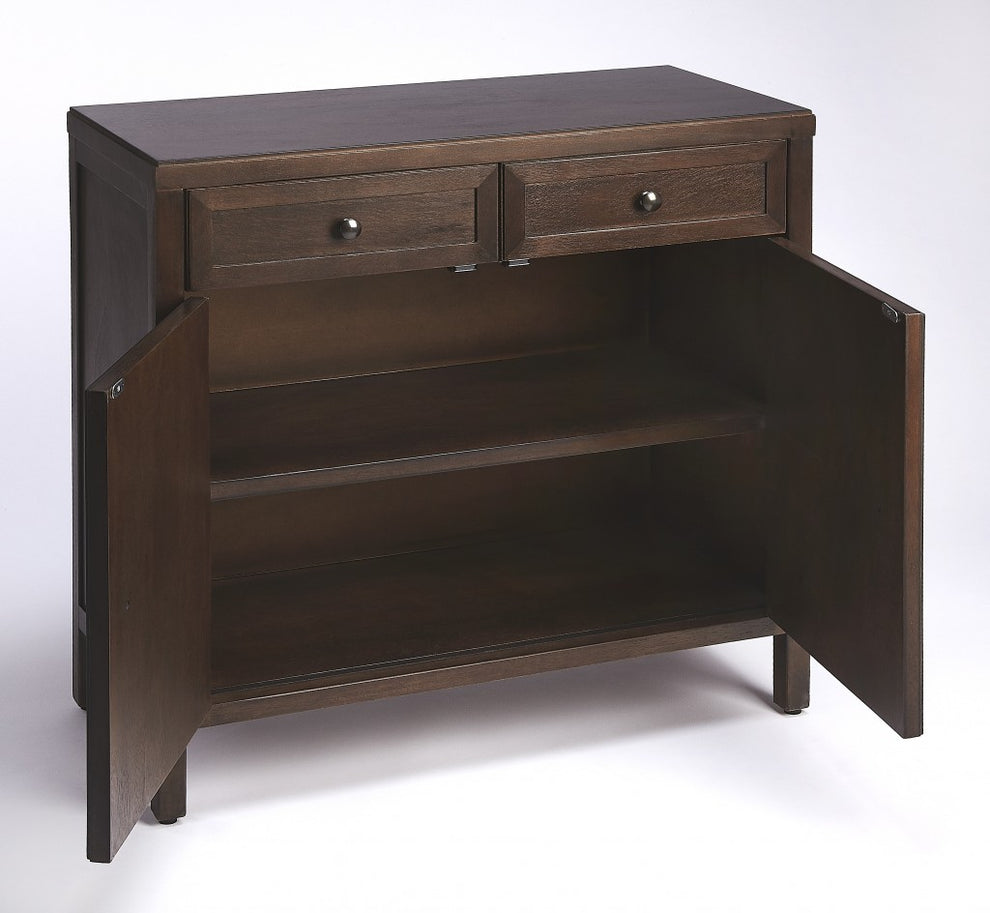 Imperial Coffee Console Cabinet By Homeroots | Cabinets | Modishstore - 2