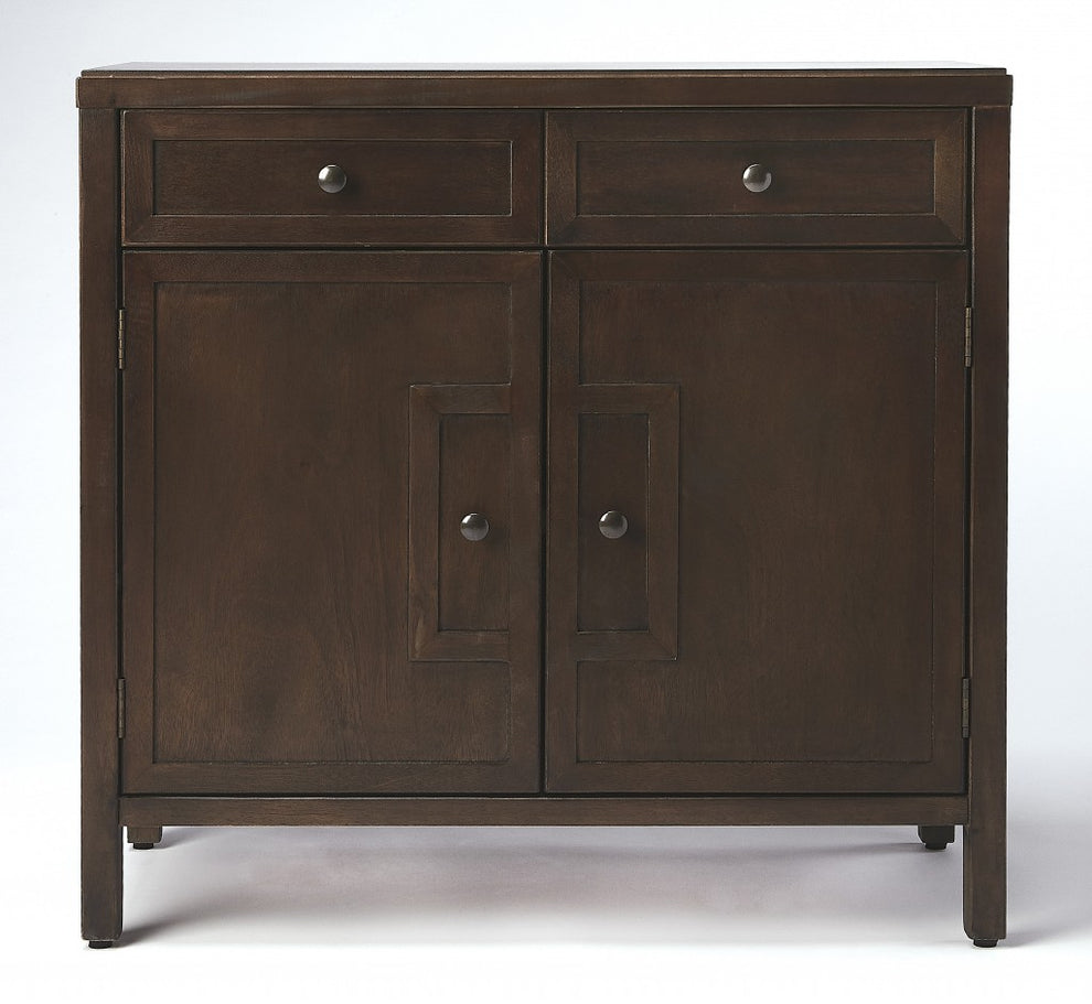 Imperial Coffee Console Cabinet By Homeroots | Cabinets | Modishstore - 4