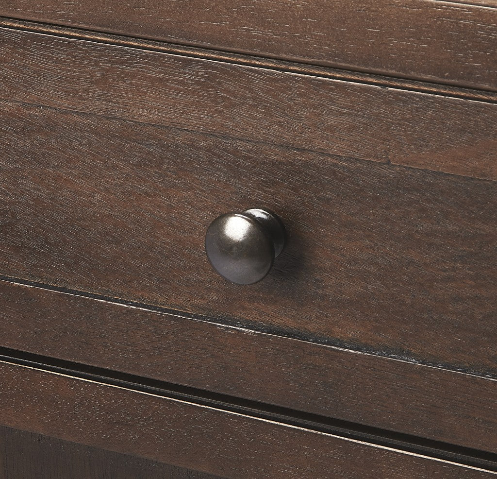 Imperial Coffee Console Cabinet By Homeroots | Cabinets | Modishstore - 5