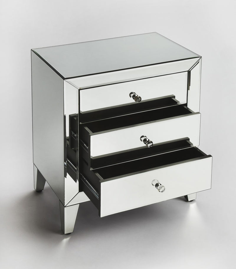 Emily Mirrored Chest By Homeroots | Drawers | Modishstore