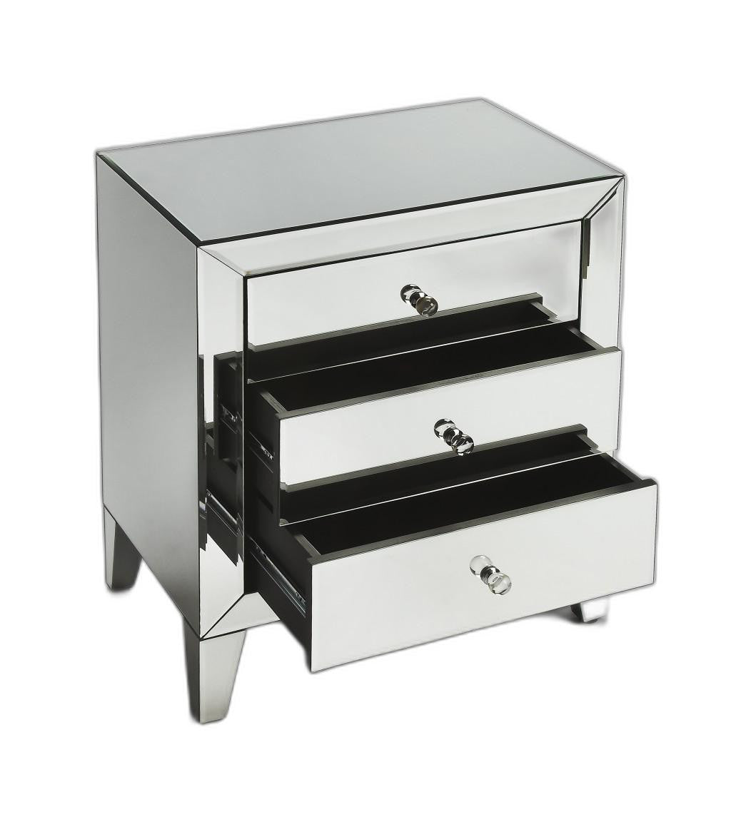 Emily Mirrored Chest By Homeroots | Drawers | Modishstore - 2