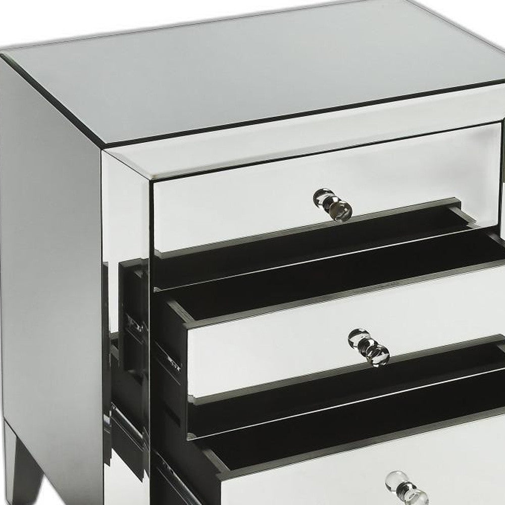 Emily Mirrored Chest By Homeroots | Drawers | Modishstore - 4